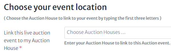 connect your auction house to your event